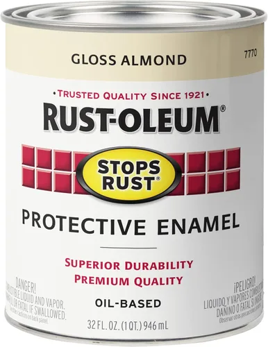Miniatura 15 de Rust-Oleum 7765502 - Pintura anti-óxido para aplicación con brocha, cuarto de galón, color rojo real brillante, (paquete de 1)