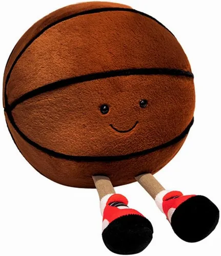 Miniatura 12 de Juguetes de peluche de voleibol de 12 pulgadas, bolas de felpa deportivas suaves y divertidas, juguetes de muñeca de fútbol americano con pies
