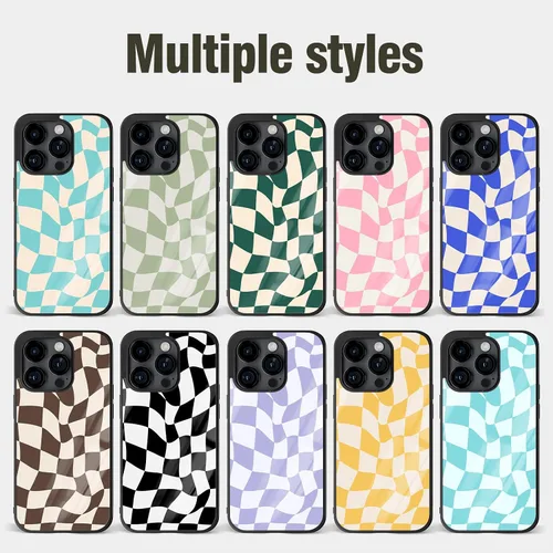 Miniatura 8 de Fundas de teléfono divertidas para niñas con diseño de tablero de ajedrez para iPhone 11, 12, 13, 14 Pro Max Plus Mini X Xs Xr, Samsung Note 7, 8