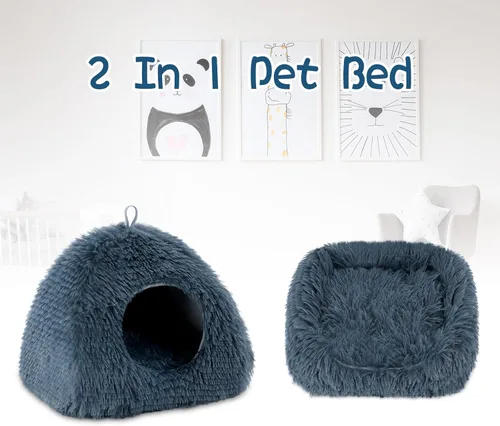 Miniatura 3 de YUEPET Cama de conejillo de indias de felpa calmante, piel de conejo cálida para hámsters, erizos, hurones, conejos enanos y otros animales pequeños