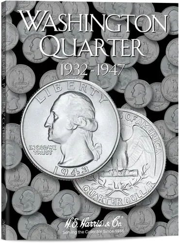 Miniatura 21 de H.E. Harris & Co. US Washington Quarter Carpeta de monedas de cuatro volúmenes 1932 – 1998# 2688.2689.2690.2691 Conjunto de cuatro volúmenes