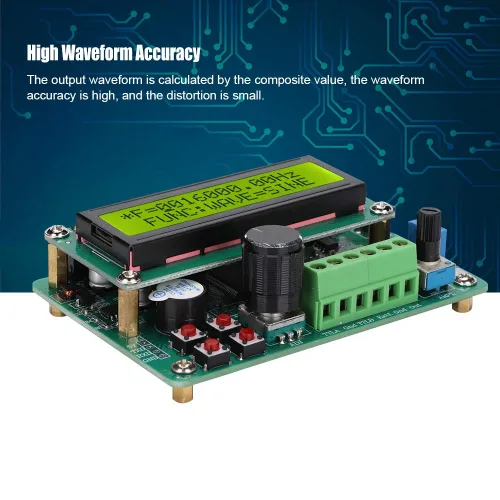 Miniatura 3 de FY1005S generador de señal digital DDS, fuente de señal de función de 5 MHz con módulo de contador de frecuencia, pantalla digital para laboratorios