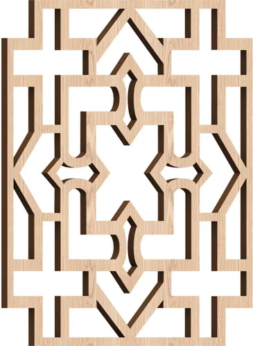 Miniatura 15 de Wise Paneles decorativos de madera con calado, extra pequeños, 7 3/8 pulgadas de ancho x 7 3/8 pulgadas de alto x 1/4 pulgadas de alto, roble rojo