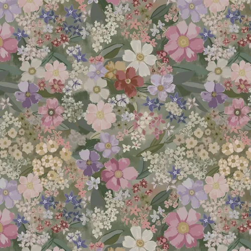 Miniatura 20 de Ismoon Papel tapiz de contacto floral rosa bohemio para despegar y pegar, 16.1 x 78.7 pulgadas, papel de pared autoadhesivo extraíble para gabinetes