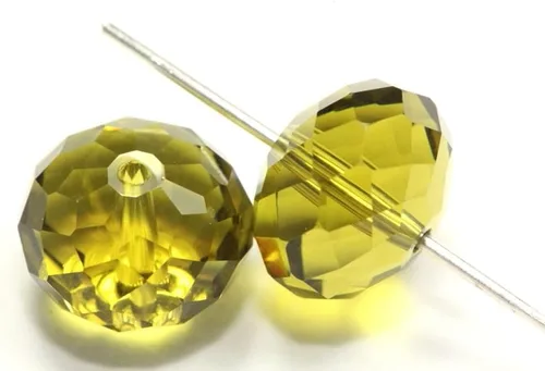 Miniatura 57 de 50 cuentas de cristal Adabele austriaco de 0.394 pulgadas facetadas sueltas Rondelle Siam rojo espaciador compatible con cristales de Swarovski 5040