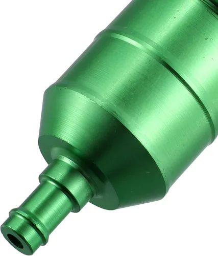 Miniatura 6 de X AUTOHAUX 0.315 in 5/16" manguera de diámetro aleación de aluminio motocicleta gasolina aceite combustible filtro limpiador verde