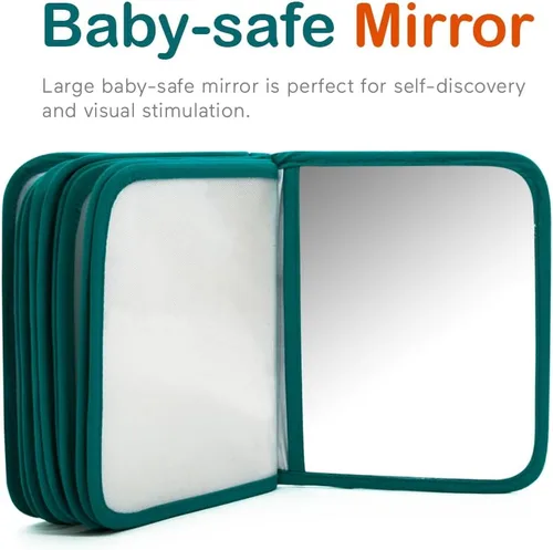 Miniatura 5 de Urban Kiddy™ Mi Primer Álbum Familiar del Bebé Juego de Regalo de Libro de Tela con Fotos Suave para Recién Nacidos, Niños Pequeños y Niños Safari