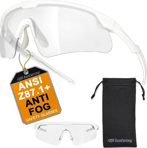 Miniatura 15 de HTS HUNTERSKY Gafas de Protección Ocular Antiniebla Deportivas de Seguridad para Mujeres y Hombres para Correr, Ciclismo, Conducción, Pickleball