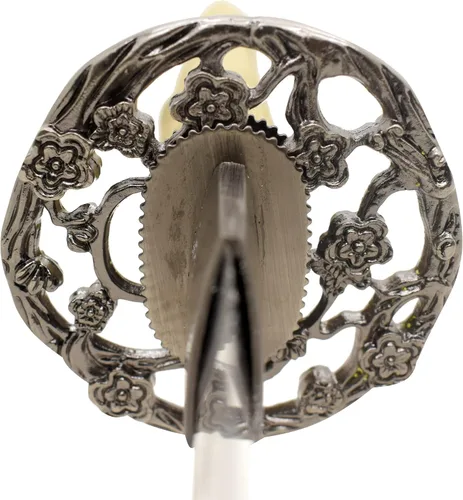Miniatura 5 de Snake Eye Tactical Espadas katana-samuráis japonesas clásicas T-10 de acero con soporte de madera resistente
