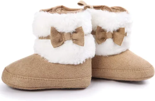 Miniatura 6 de LIVEBOX Prewalker Botas de invierno para bebés y niñas con suela antideslizante suave de alta calidad
