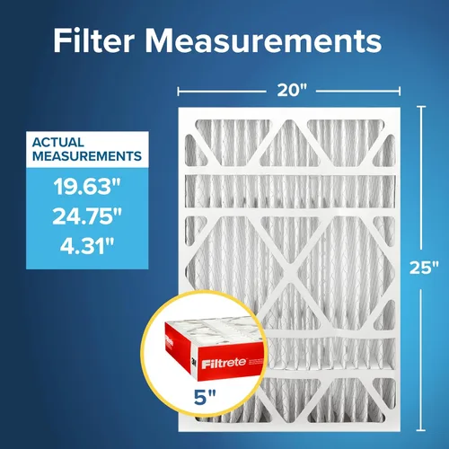 Miniatura 2 de Filtrete - Filtro de aire para aire acondicionado y calentador de 20 x 25 x 5 pulgadas, MPR 1000, MERV 11, para dispositivos Lennox, defensa contra
