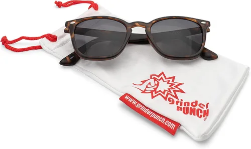 Miniatura 2 de grinderPUNCH Gafas de sol bifocales para lectores con ojo de cerradura retro cuadrado con borde de cuerno semi ojo de gato gafas de sol de lectura