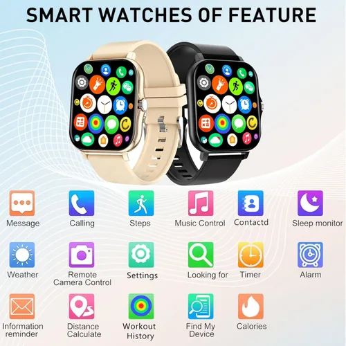 Miniatura 3 de Smart Watch, 1.81" Upgraded Full Touchscreen Smart Watch for Android iPhones with Bluetooth Call, Sleep Tracker, Multiple Sports Fitness Tracker