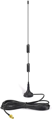 Miniatura 8 de Bingfu Antena de radio de doble banda VHF UHF 136-174MHz 400-470MHz Antena de radio de mano de dos vías Base magnética SMA Antena hembra