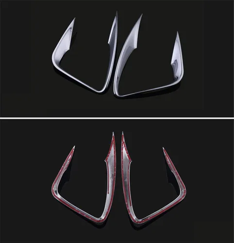 Miniatura 9 de HIGH FLYING Para Mazda CX-5 CX5 2013 2014 2015 2016 ABS cromo Accesorios de coche delantero y trasero niebla luz lámpara párpado decoración cubierta