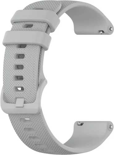 Miniatura 5 de Correa de reloj Garmin Approach S40 S12 S42 para mujeres y hombres, correa de repuesto de silicona de liberación rápida de 0.787 pulgadas para Gris
