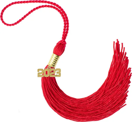 Miniatura 514 de Borla de graduación Aqua 2022, todos los colores escolares disponibles, fabricada en Estados Unidos
