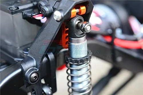 Miniatura 5 de GPM Para Traxxas TRX-4 Trail Defender Crawler piezas de actualización de aluminio ajustable delantero y trasero amortiguador montaje - 4 piezas