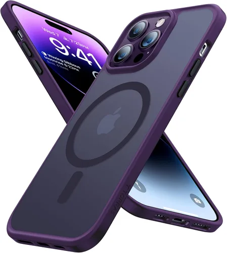 Miniatura 9 de TORRAS Magnetic Guardian - Funda diseñada para iPhone 14 Pro Max [probada en caídas de grado militar] [compatible con MagSafe] Funda delgada