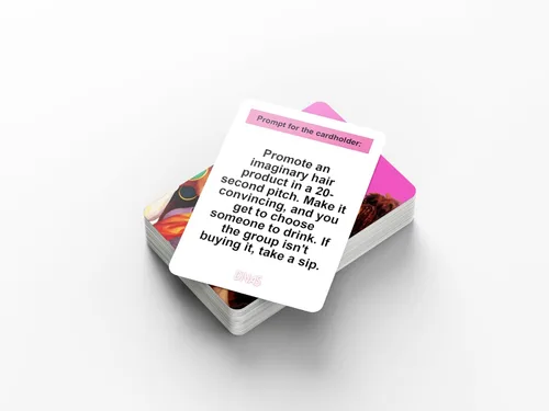 Miniatura 4 de Kinfolk Divas Night Out Brinda por la noche de tus niñas con un animado juego de cartas para beber, compartir sorbos, desafíos y diversión enérgica