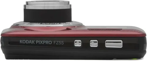 Miniatura 8 de KODAK PIXPRO Friendly Zoom FZ55 - Paquete de cámara digital (rojo) con tarjeta SD de 32 GB, funda para cámara y cargador de viaje de batería