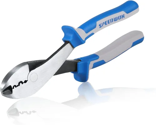 Miniatura 8 de SPEEDWOX Herramienta de prensado de corte de alambre Alicates eléctricos Alicates Crimper Cutter Alicates de crimpado de terminales eléctricos