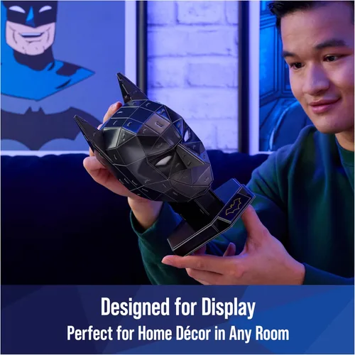 Miniatura 6 de 4D Build, Kit de modelo 3D de DC Batman con soporte, artículos coleccionables de Batman y decoración de escritorio, rompecabezas para adultos