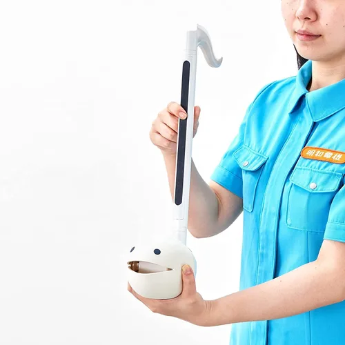 Miniatura 9 de Otamatone Negro + Azul Instrumento Musical Electrónico Sintetizador Portátil Set Coleccionista Deluxe + Regular 2 Pc Set