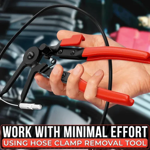 Miniatura 8 de Herramienta de abrazadera de manguera – Alicates de abrazadera de manguera de radiador Herramienta automotriz – Acero al carbono resistente a