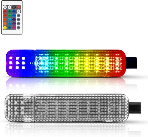 Luz LED RGB para panel de puerta, luz interior de cortesía, compatible con Chevy C/K Silverado Sierra Yukon 1995-1999, lámpara de luz de advertencia