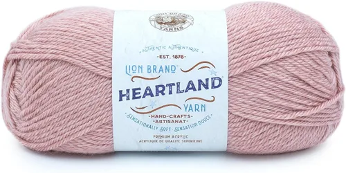 Lion Brand Yarn, Hilo de Peso Estambre Heartland para Tejer, Ganchillo y Manualidades, Capitol Reef, 1 Paquete