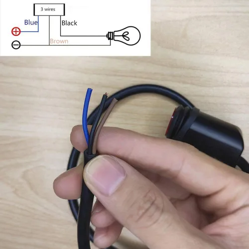 Miniatura 6 de 12 V impermeable 7/8 pulgadas manillar de motocicleta LED interruptor de encendido y apagado de motocicleta interruptor de manillar