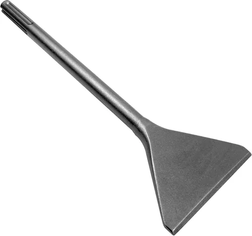 Azulejo de 6 pulgadas de ancho y cincel Thinset Scaling Shank SDS-Max, broca de extracción de raspador de 6 x 15 pulgadas, ideal para taladros de