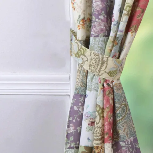 Miniatura 4 de Greenland Home Par de paneles de patchwork Blooming Prairie 42 x 84