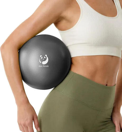 Slim Panda Pelota de Pilates, Pelota de Ejercicio Pequeña de 9 Pulgadas, Mini Pelota de Yoga Antiestallido para Estabilidad, Entrenamiento, Barre,