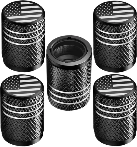 Tapones de vástago de válvula de neumático para automóvil, paquete de 5 unidades, resistentes a la corrosión, a prueba de fugas, aleación premium,