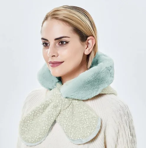 Miniatura 34 de Gorros de invierno para mujer, pasamontañas, bufanda, para clima frío, conjunto para mujer, gorro con capucha
