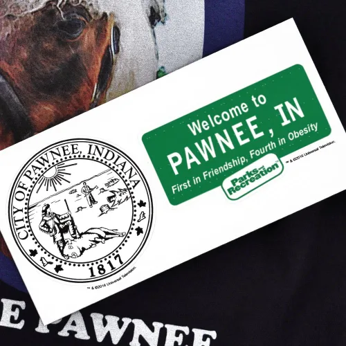 Miniatura 5 de Popfunk Classic Parks and Rec Lil Sebastian T Shirt & Stickers