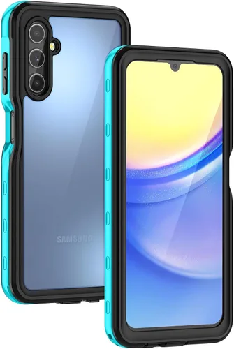 Miniatura 8 de Lanhiem Funda para teléfono Samsung Galaxy A15 5G, IP68 impermeable a prueba de polvo con protector de pantalla, funda protectora de cuerpo completo