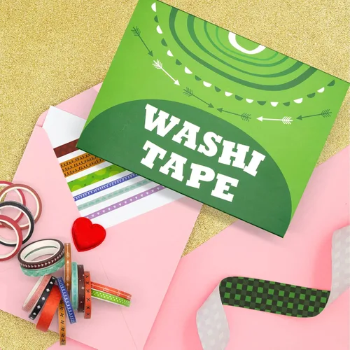 Miniatura 7 de KOVANO Juego de 60 rollos de cinta Washi - Cinta adhesiva decorativa para suministros de álbumes de recortes, manualidades DIY, diarios personales