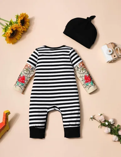 Miniatura 5 de Baby Boy Clothes Long Sleeve Letter Print Romper One Piece Jumpsuit