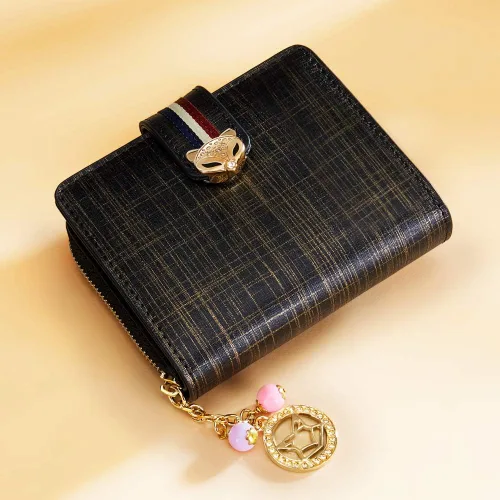Miniatura 6 de FOXER Carteras pequeñas para mujer, monederos con cremallera para tarjetas de crédito, Classic