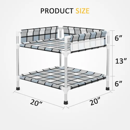 Miniatura 6 de Litera para Perros con Ventana de Cabecera - Cama Doble Elevada para Perros y Humanos con Barandilla de 2 Capas, Percha de Ventana para Perros, Cuna