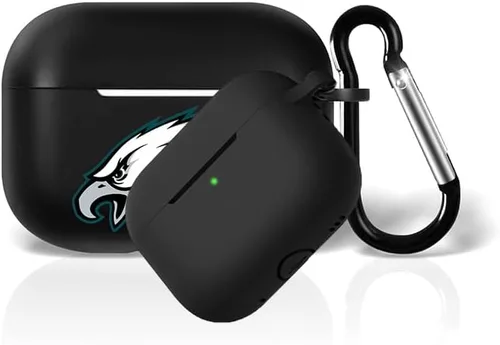 Miniatura 7 de Funda protectora de silicona para 49ers compatible con AirPods de 1ª/2ª generación, funda de carga, llavero