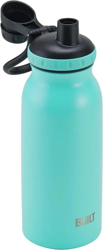 Miniatura 3 de BUILT Botella de acero inoxidable de doble pared Prospect de 32 onzas Aqua 5253182