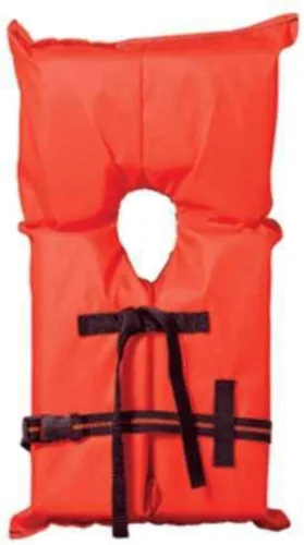 Onyx Orange Tipo II Chaqueta Niño Menos de 50lb, Naranja