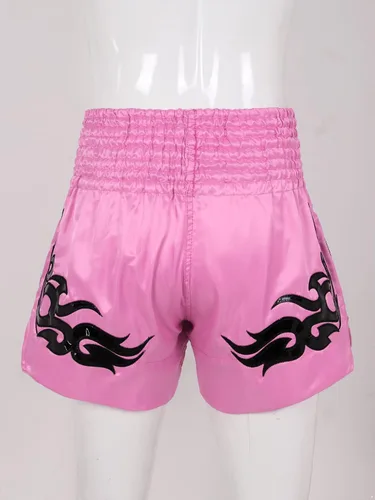 Miniatura 5 de Pantalones cortos de boxeo Muay Thai para hombre y mujer