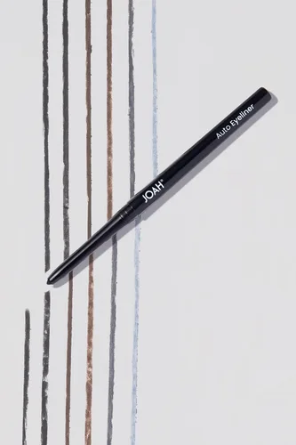 Miniatura 2 de JOAH Delineador de ojos automático, impermeable, retráctil, cremoso, para una aplicación precisa, larga duración, 20 horas, fórmula a prueba de Negro