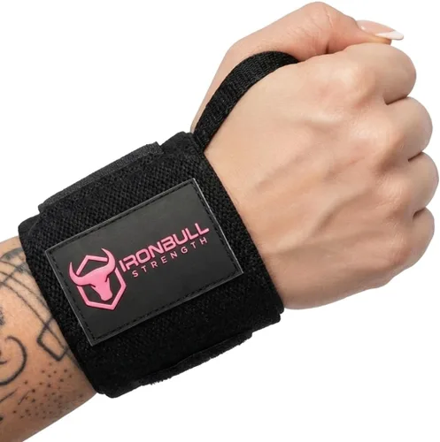Miniatura 15 de Muñequeras para levantamiento de pesas (aprobadas por USPA e IPL) - Correas de muñeca de calidad premium de 18 pulgadas para levantamiento de pesas