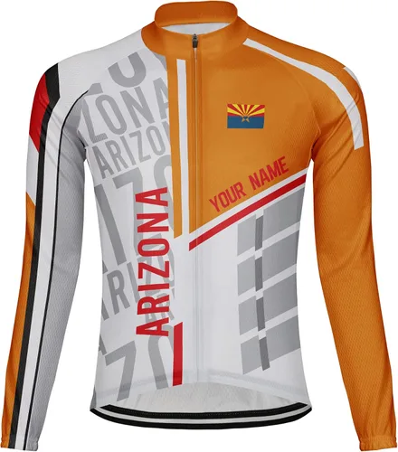 Miniatura 2 de Personaliza la camiseta de ciclismo de manga larga de Arizona para hombre